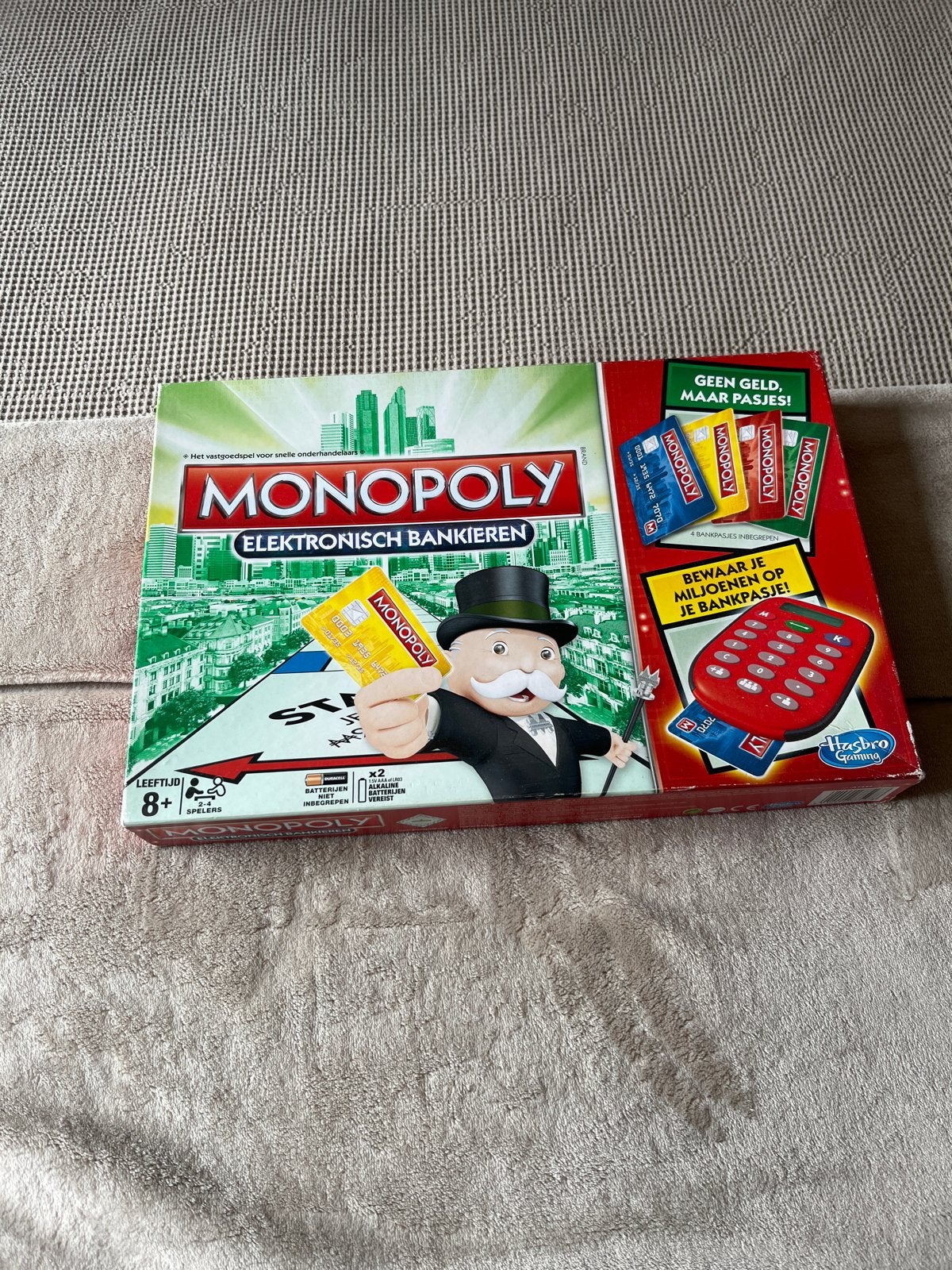 Monopoly Elektronisch Bankieren - Groene pion kwijt, Drie of vier spelers, Ophalen, Gebruikt