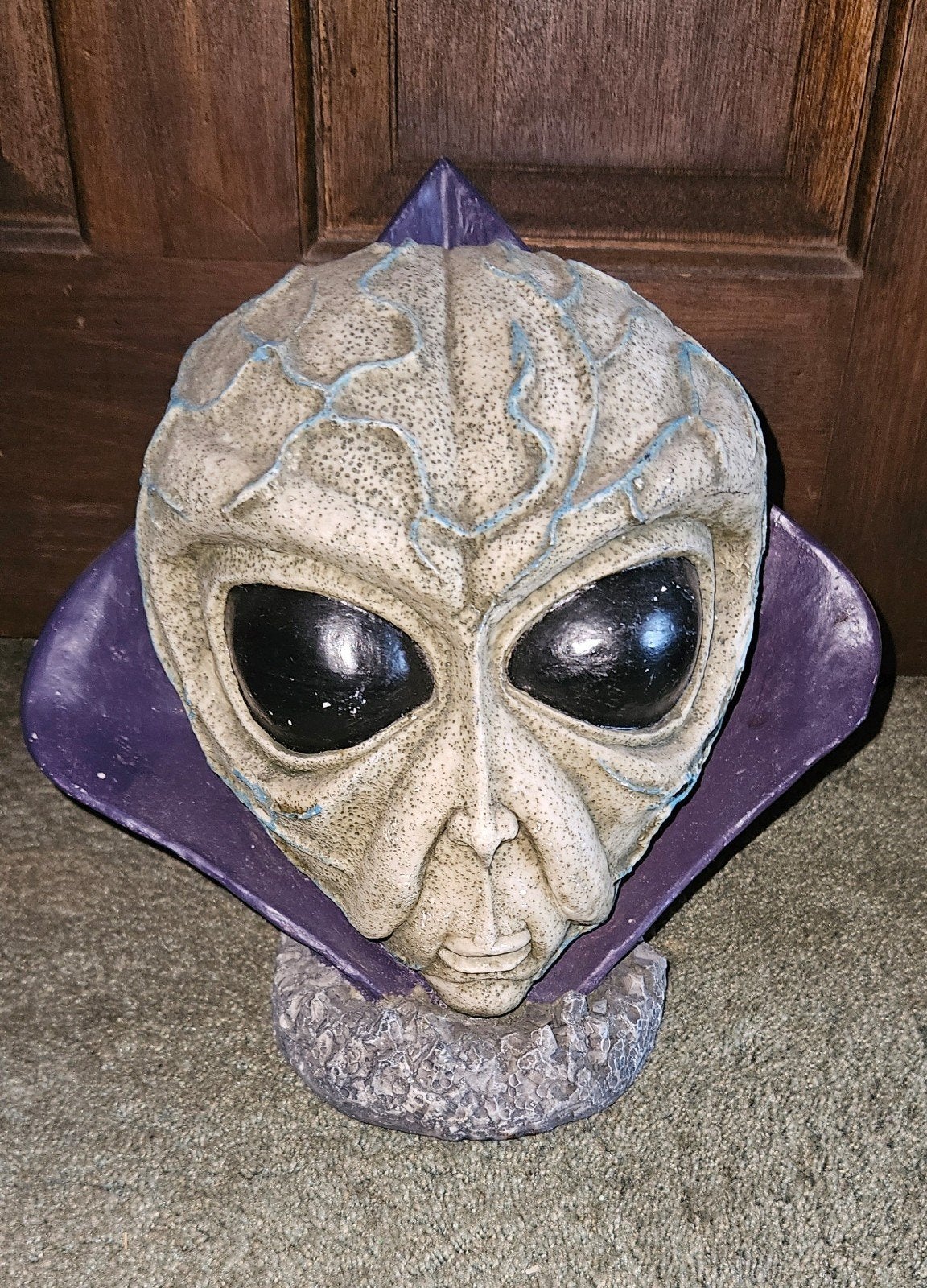 JKL Alien Hoofd Buste - Sci-Fi Decoratie, Ophalen of Verzenden, Gebruikt