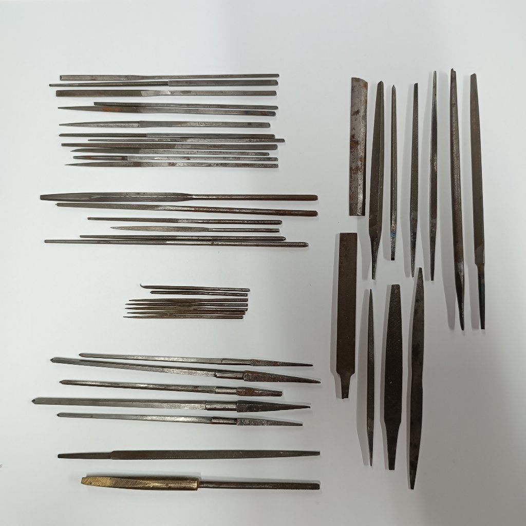 horlogemakers ESCAPMENT NEEDLE FILES BORLOZ ASSORTED REAMERS, Verzenden