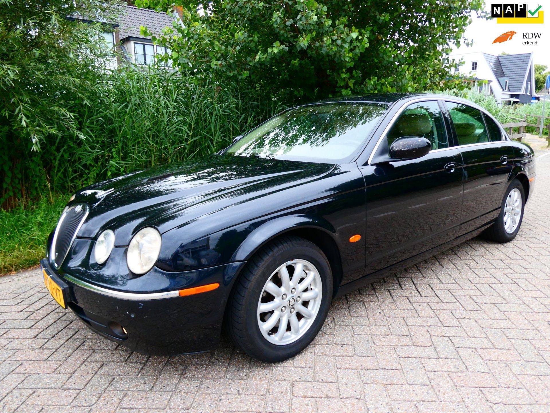 Jaguar S-type 2.5 V6 Automaat 204pk Clima Leder Youngtimer, Automaat, Achterwielaandrijving, Gebruikt, Beige