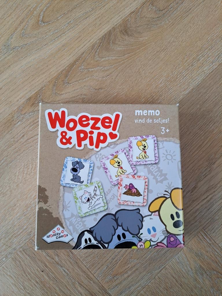 Woezel & Pip Memo Spel - Vind de Setjes! (3+), Een of twee spelers, Ophalen of Verzenden, Gebruikt, Identity Games