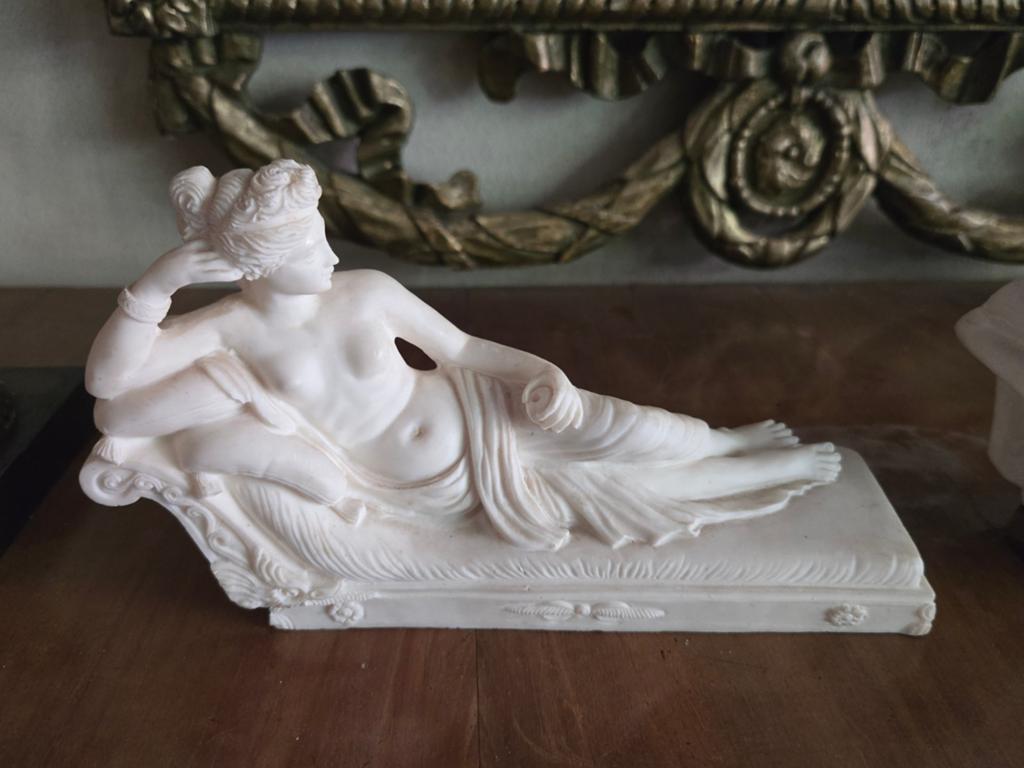2 beeldjes Pauline Bonaparte als Venus Victrix, Verzamelen, Beelden en Beeldjes, Ophalen of Verzenden, Zo goed als nieuw