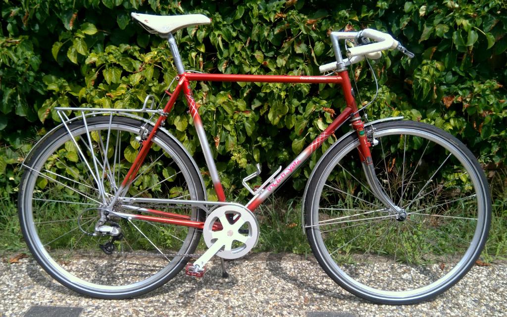 Koga Miyata Road Gentleman 61 cm (compleet herbouwd), Ophalen, Velgrem, Zo goed als nieuw, 57 tot 61 cm