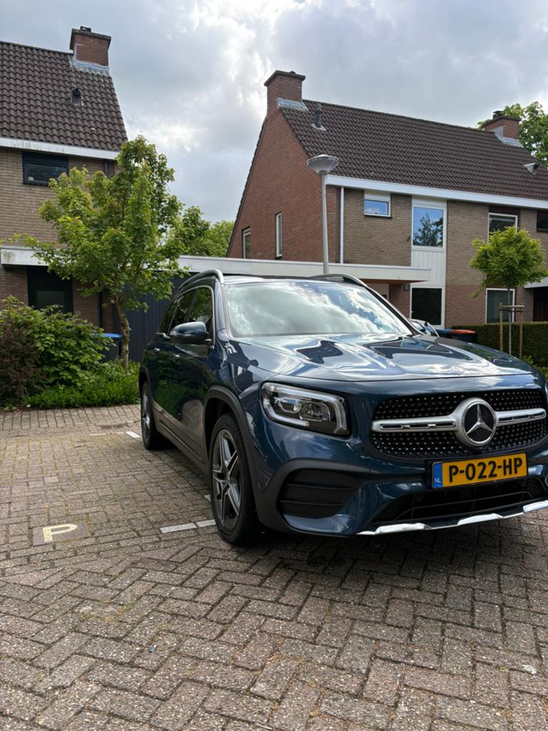 Mercedes-Benz GLB 220 d-Premium Plus 190PK 8G-DCT 2021 Blauw, Auto's, Mercedes-Benz, 2000 kg, Blauw, Diesel, Dealer onderhouden