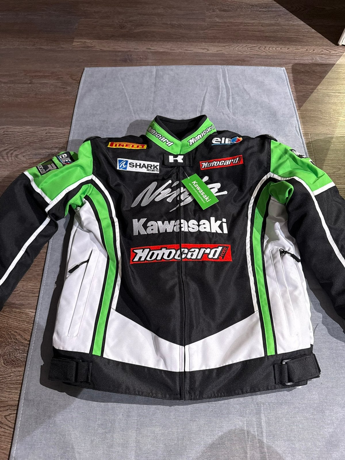 Kawasaki Ninja Motorjas (Maat XL) Vintage Racing, Ophalen of Verzenden, Nieuw zonder kaartje, Heren, Jas | leer