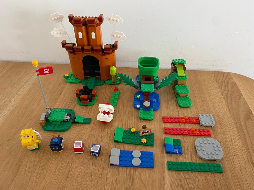 Lego super mario expansion set guarded fortress 71362, Gebruikt, Overige thema's, Lego, Ophalen of Verzenden
