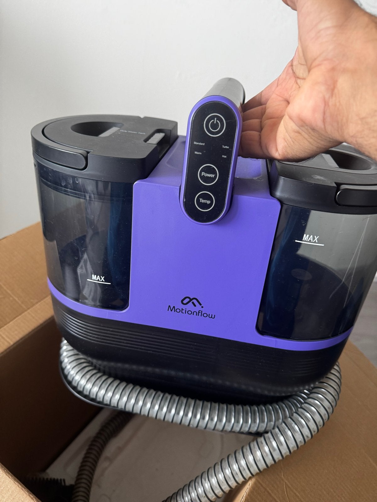 Motionflow 4-in-1 Tapijt- en Vloerreiniger, Overige merken, Ophalen of Verzenden, Zo goed als nieuw, Vloerreiniger