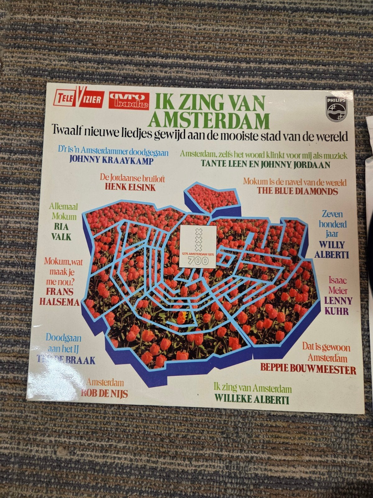 Elpee "ik zing van Amsterdam" televizier avro bode, Cd's en Dvd's, Vinyl | Nederlandstalig, Verzenden, Zo goed als nieuw, Overige formaten