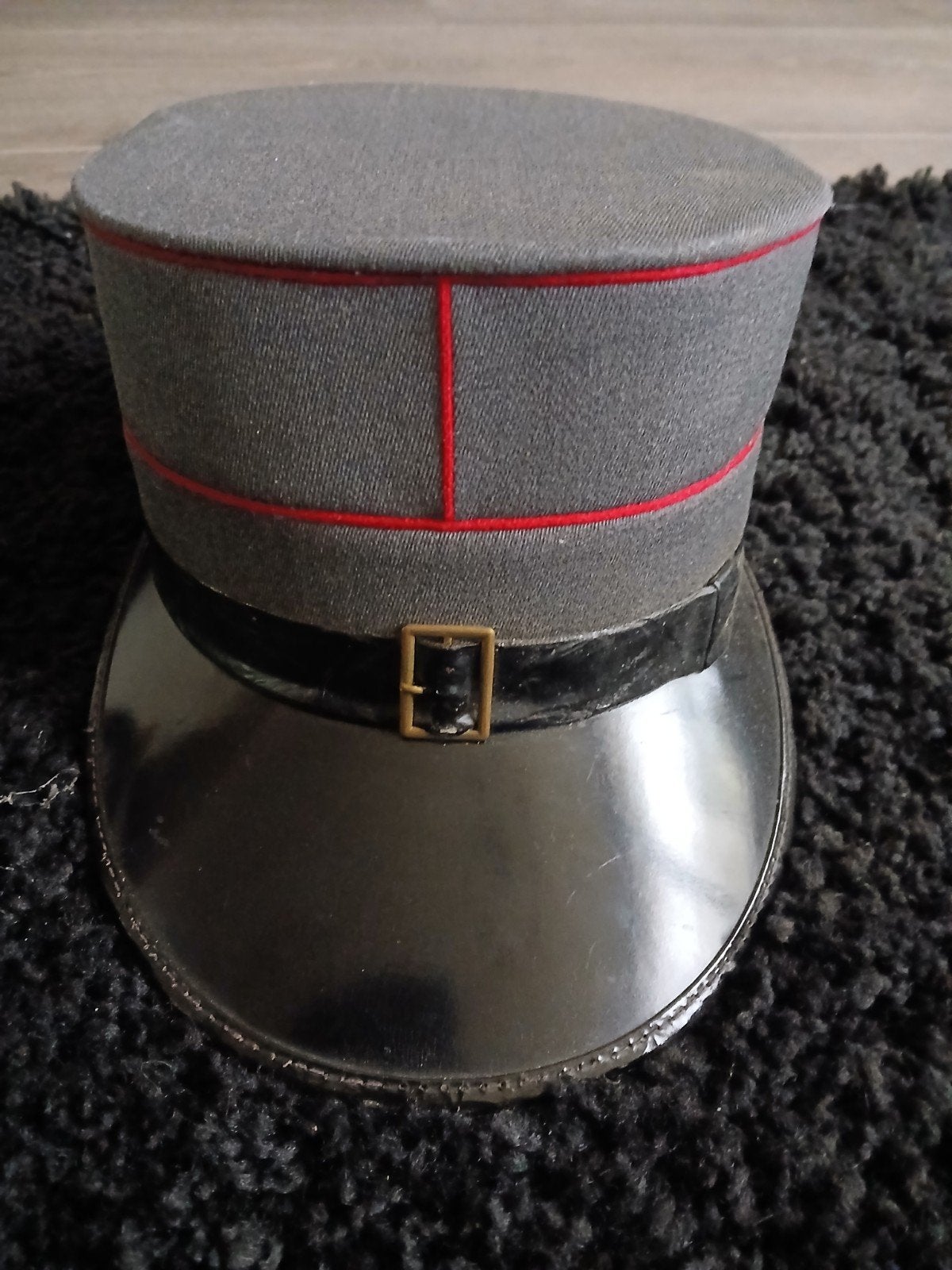 Vintage Zwitserse militaire pet, maat 54, Ophalen of Verzenden