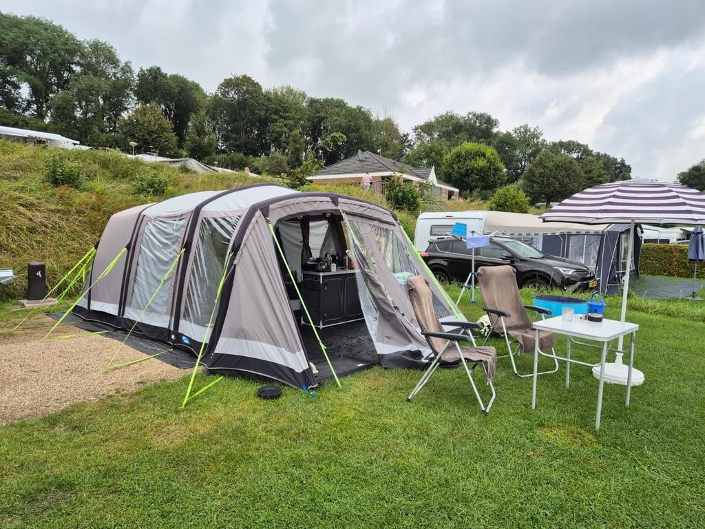 Kampa harling tent 4 personen met verlengstuk, Ophalen of Verzenden, Zo goed als nieuw