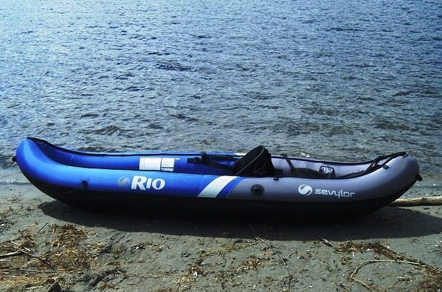 Sevylor Rio Opblaasbare Kajak - Perfect voor Avontuur, Watersport en Boten, Ophalen, Eén persoon, Kajak, Zo goed als nieuw