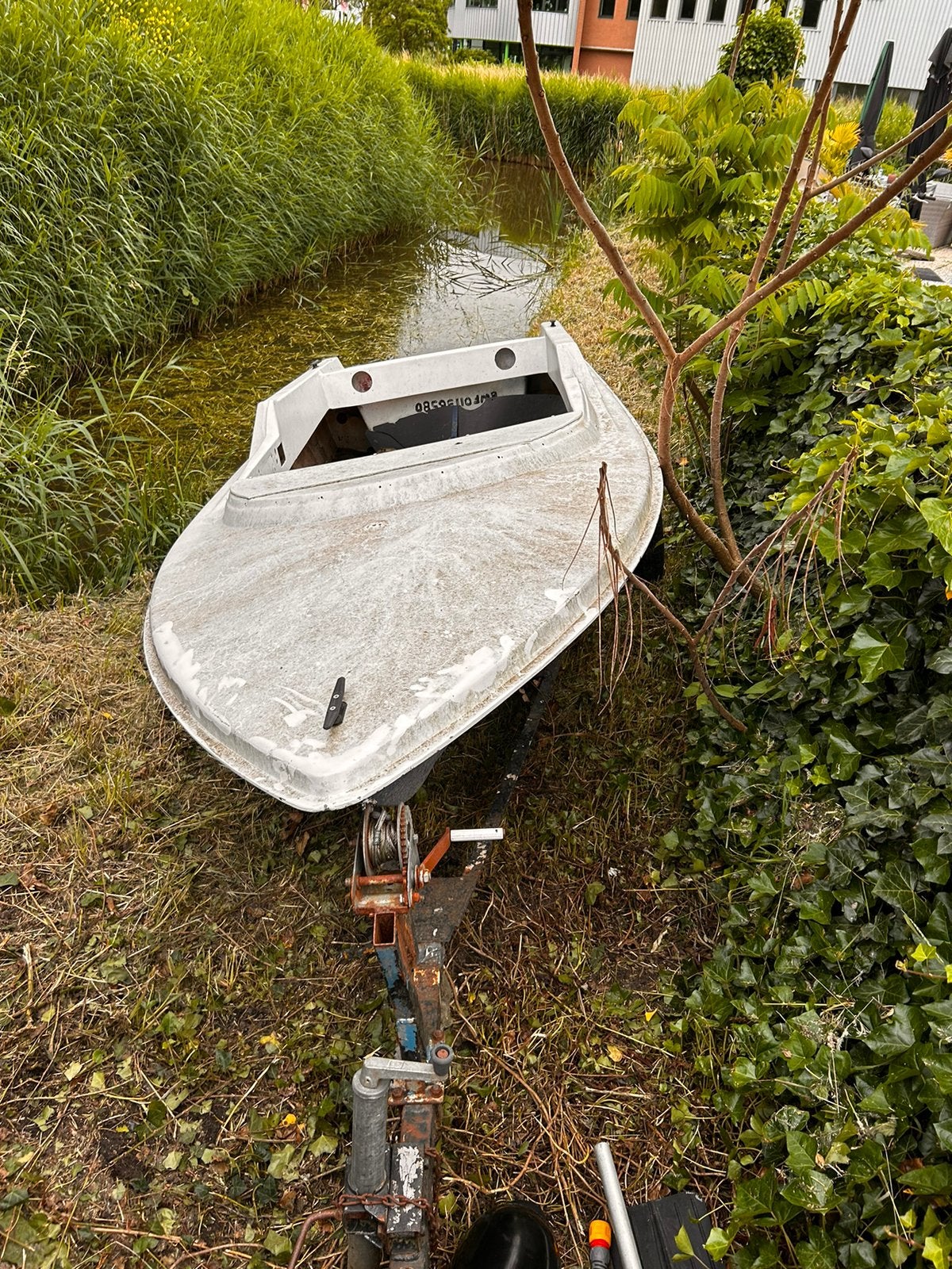Opknap bootje met trailer, Ophalen of Verzenden, Zo goed als nieuw