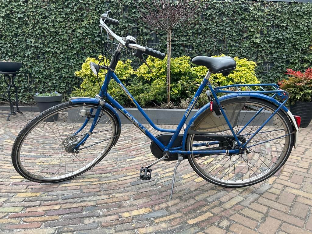 Gazelle damesfiets, 3 versnellingen, maat 57, Fietsen en Brommers, Fietsen | Dames | Damesfietsen, Ophalen, Gebruikt, Versnellingen