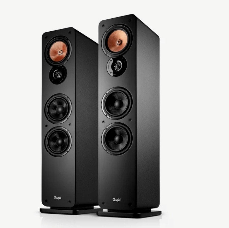 Teufel Ultima 40 Vloerstaande Speakers - Zo goed als nieuw, Audio, Tv en Foto, Luidsprekers, Ophalen