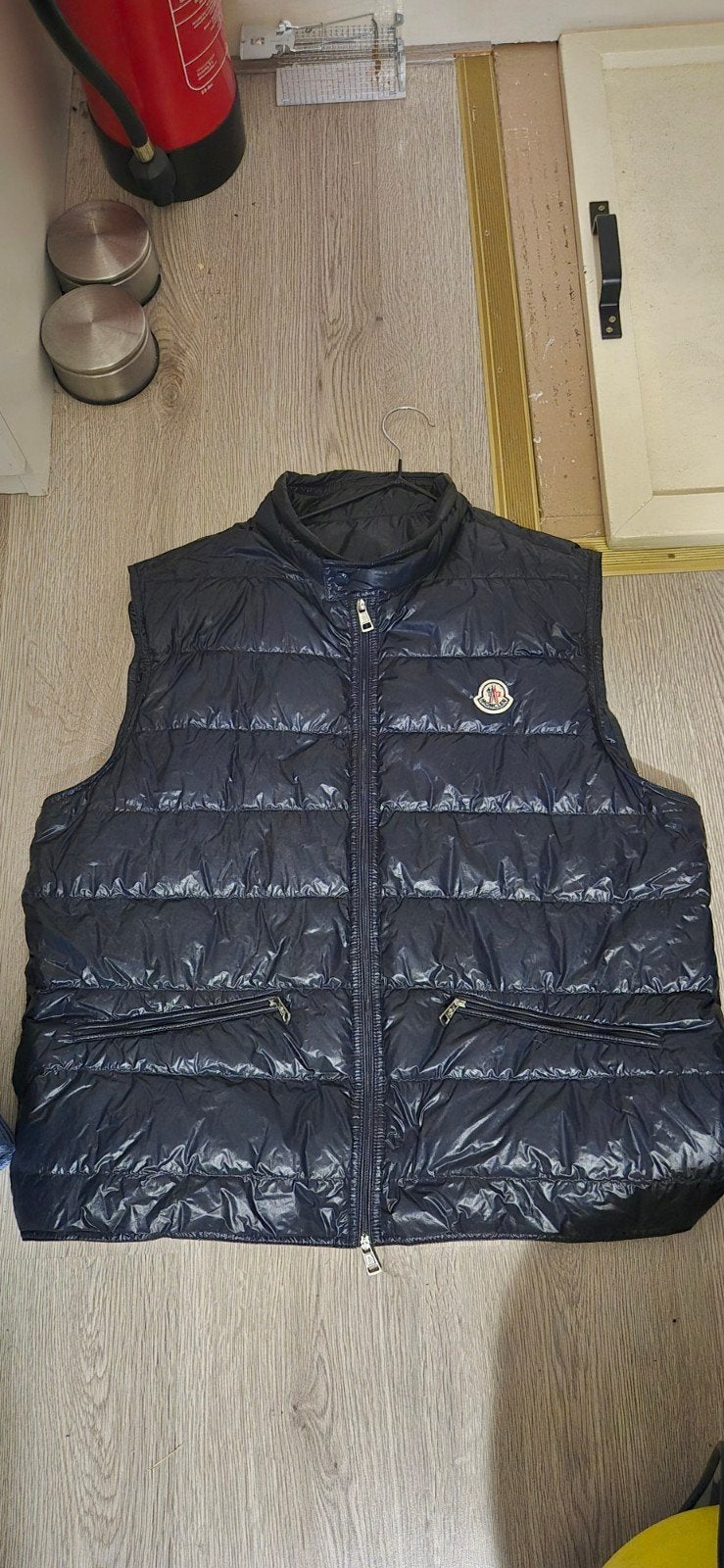 Moncler Gui Gilet Bodywarmer Maat 6, Moncler, Blauw, Overige maten, Ophalen of Verzenden