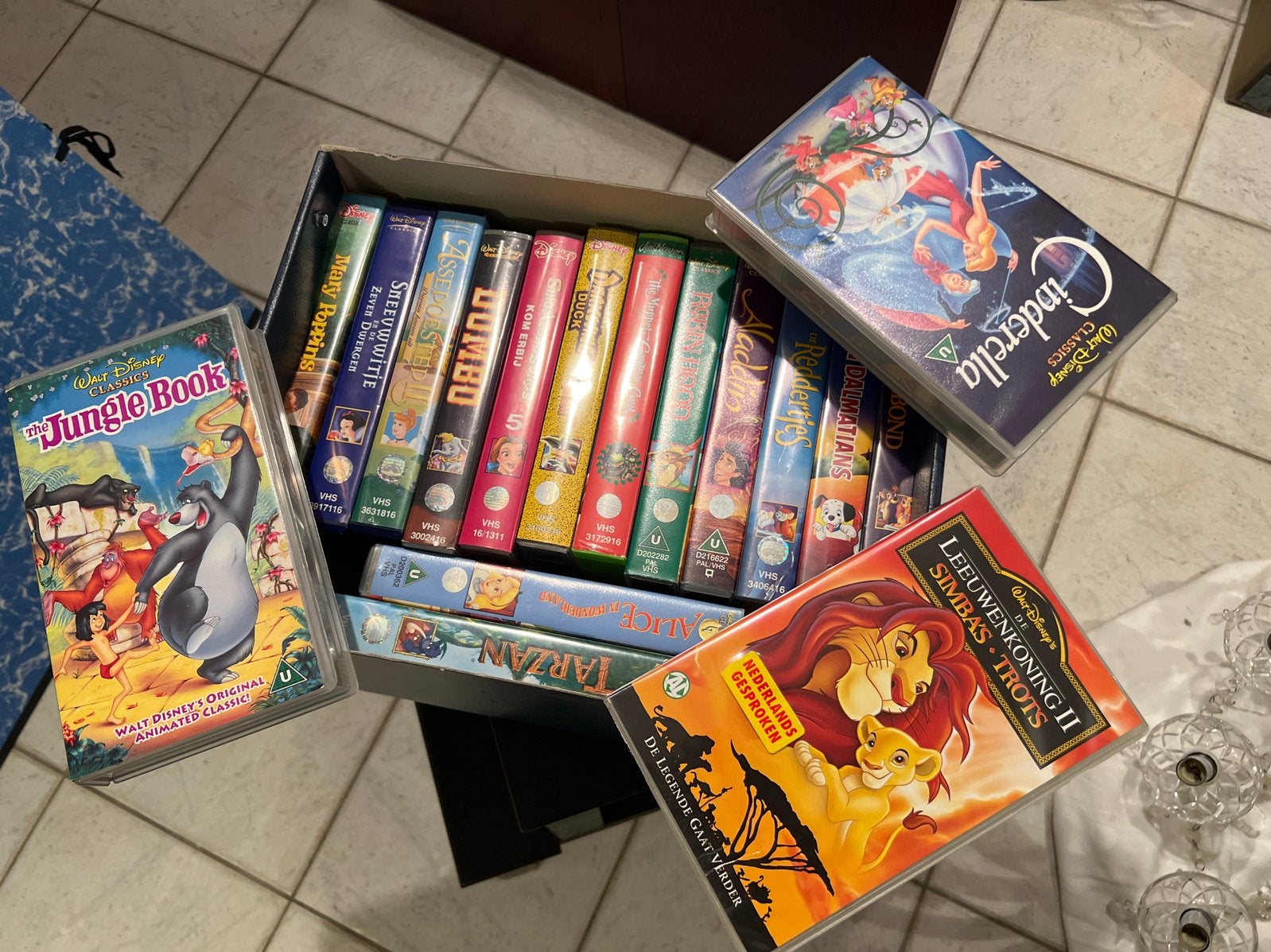 17 originele Disney films op VHS en VHS/PAL - complete colle, Ophalen, Gebruikt, Alle leeftijden, Kinderfilm