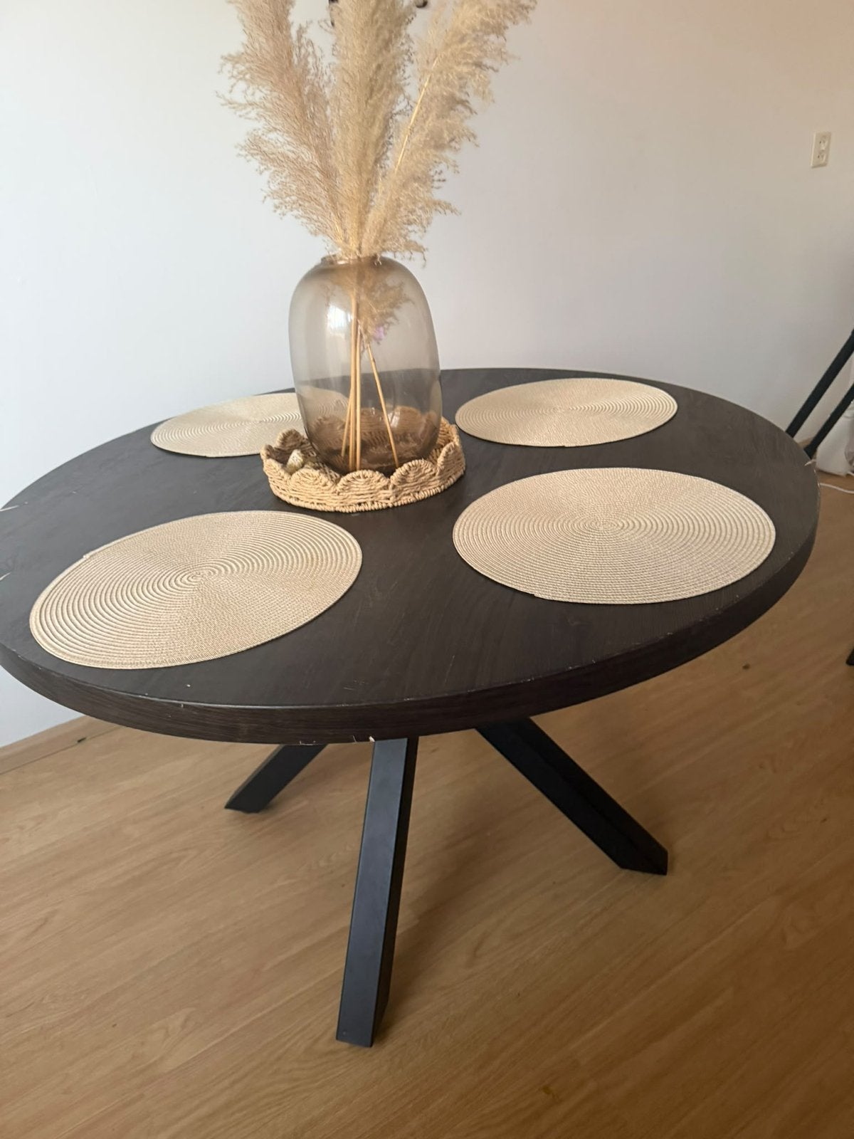 Ronde eettafel, Ophalen, Gebruikt, Rond, 100 tot 150 cm