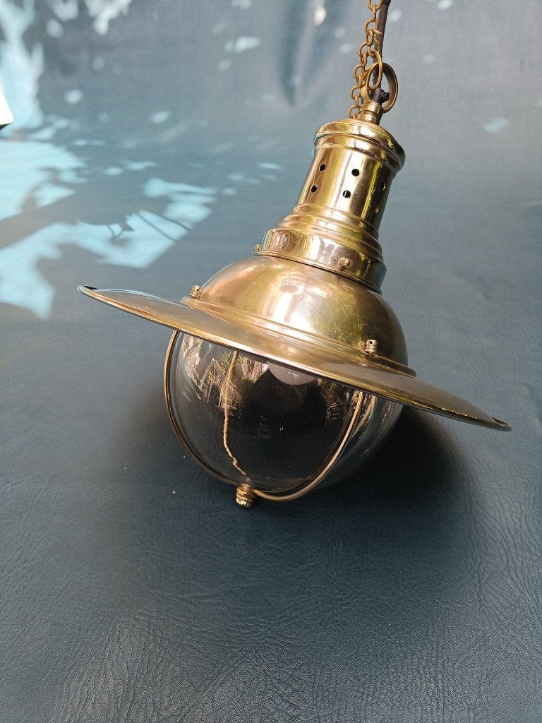 Scheepslamp Riviera Maison, Gebruikt, Boothuis, Glas, E27 (groot)