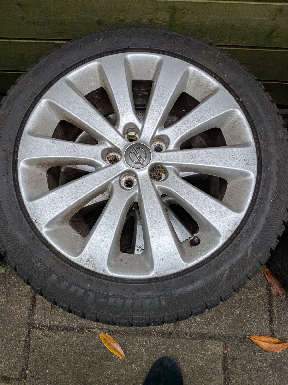 Opel Astra winterbanden en velgen, Ophalen