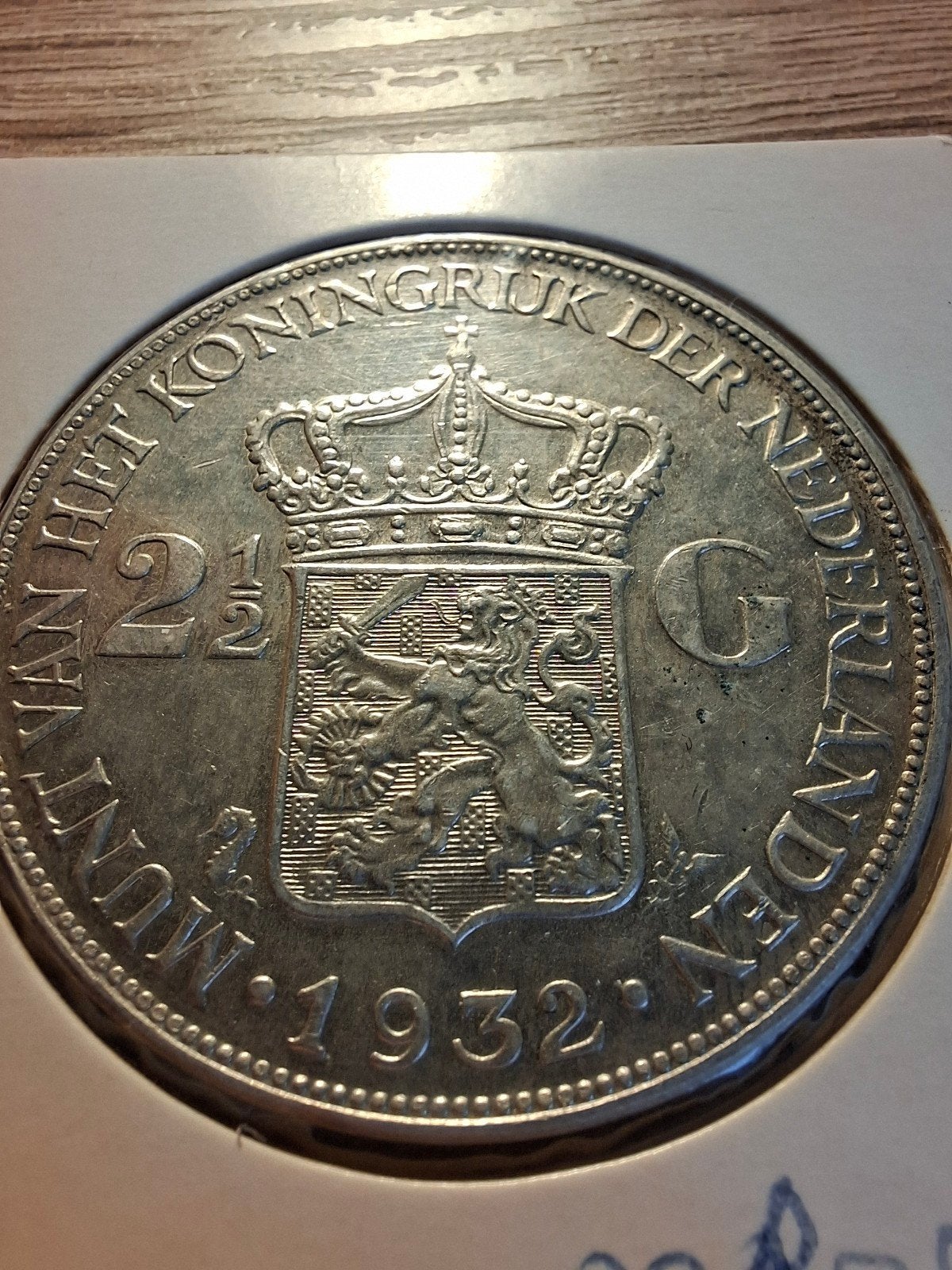 Rijksdaalder 1932 (2) | Wilhelmina | Prachtig mooi, Postzegels en Munten, Ophalen of Verzenden, Koningin Wilhelmina, 2½ gulden