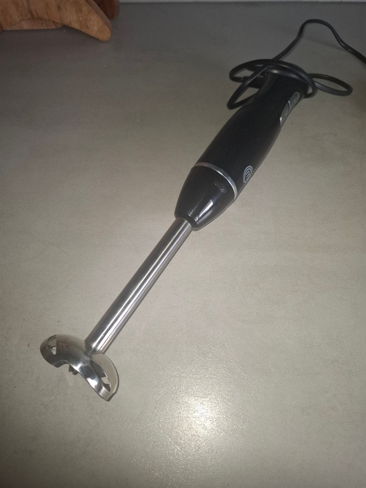 Zwarte hand blender, Ophalen of Verzenden, Zo goed als nieuw, Blender