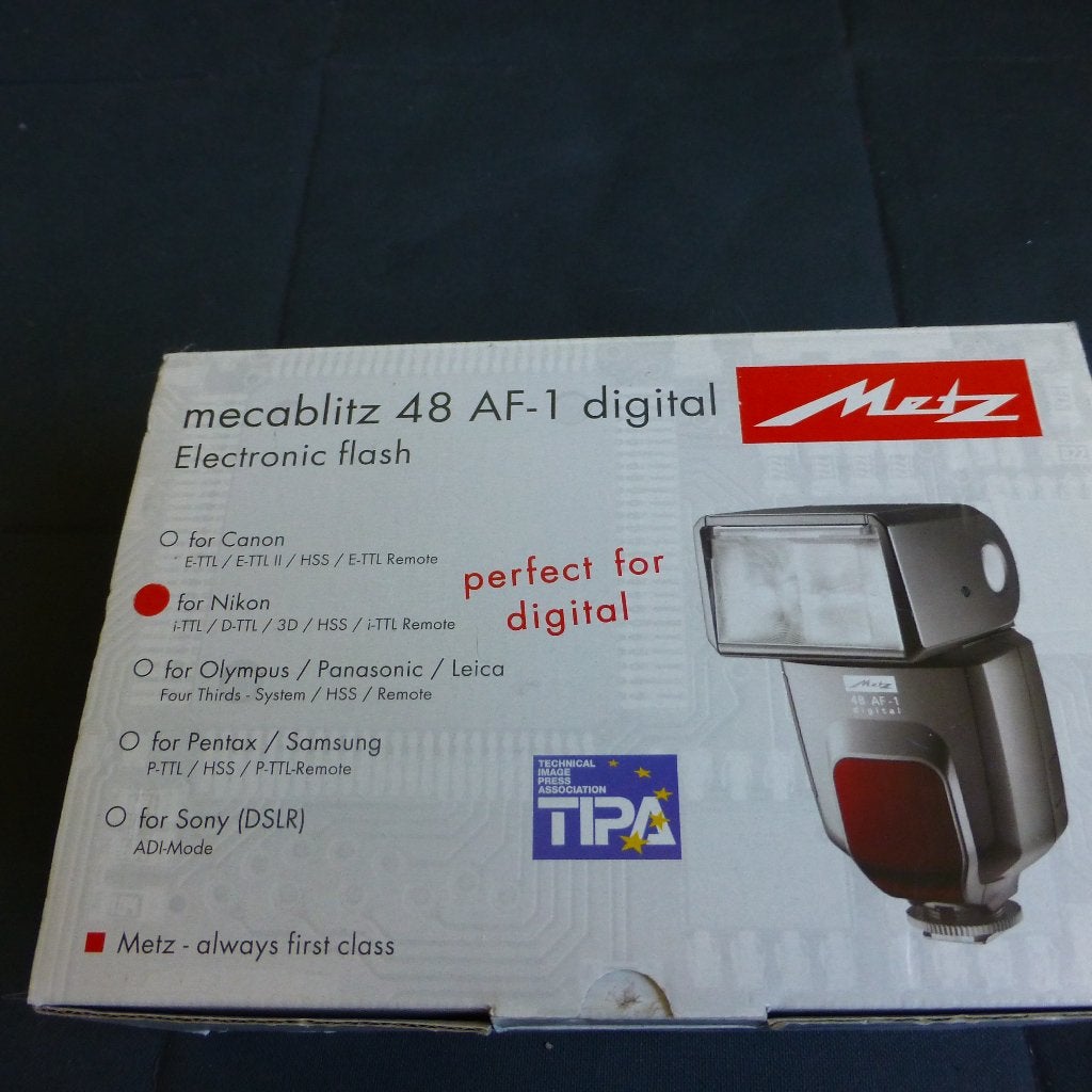 Flitser van Metz 44 AF 1 voor digitale camera, Overige merken, Kantelbaar, Ophalen of Verzenden, Zo goed als nieuw