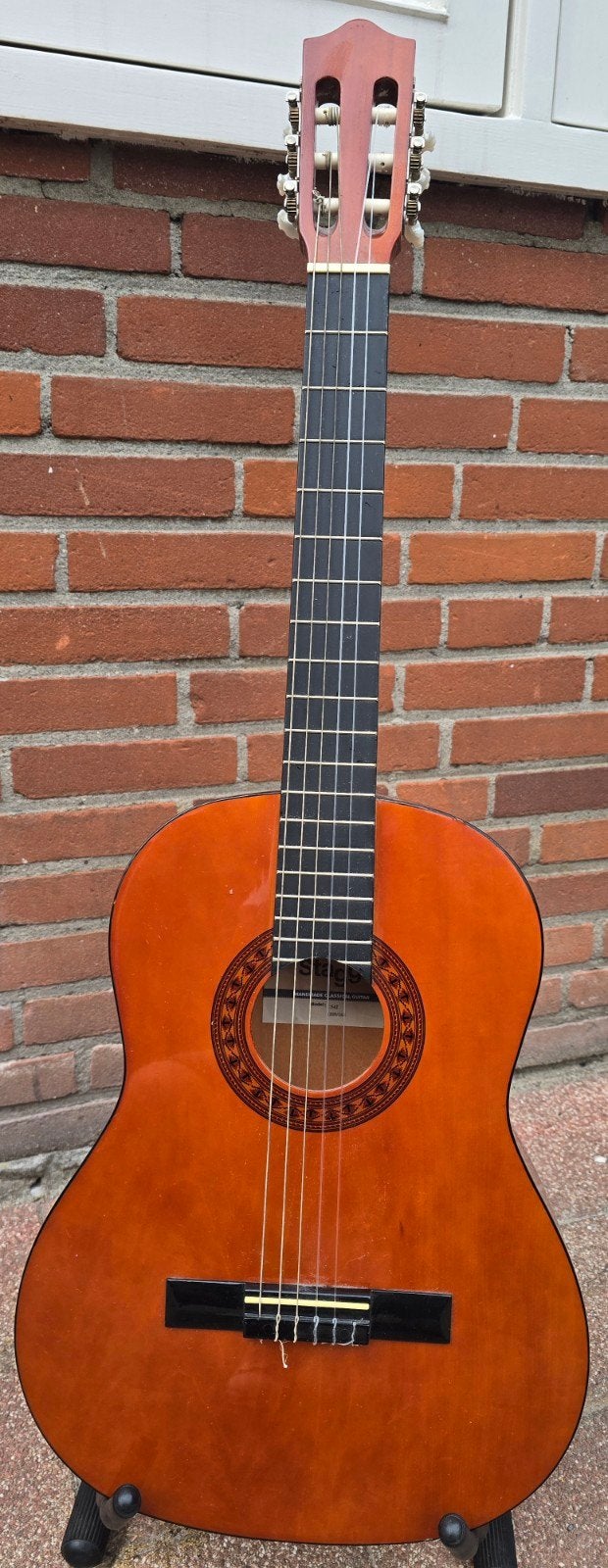 Complete beginnersset klassieke gitaar., Ophalen of Verzenden, Gebruikt, Klassieke of Spaanse gitaar