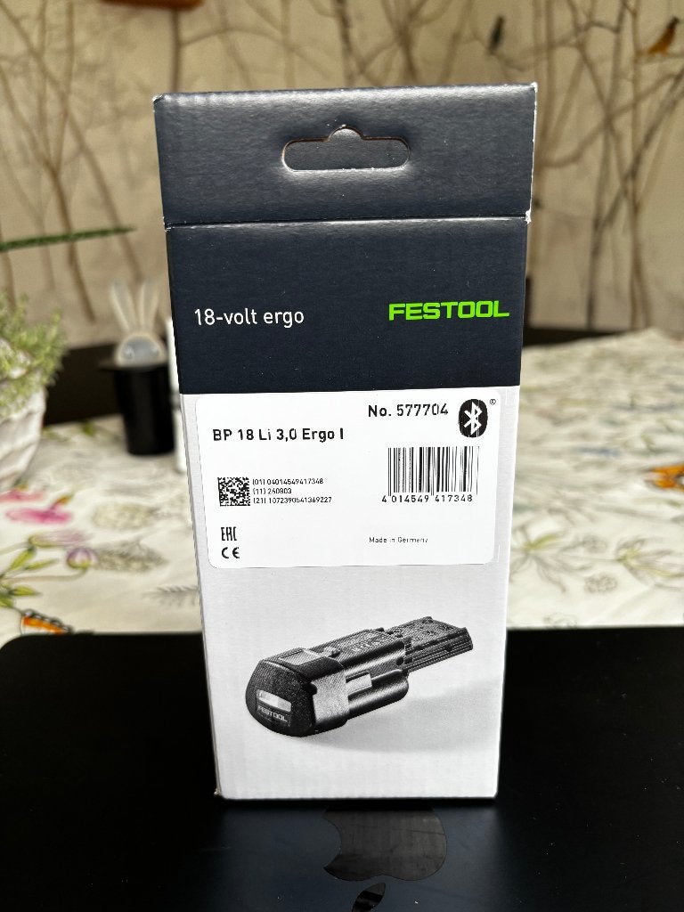 18V Li 3,0 Ergo accu Festool, nieuw in doos, Ophalen of Verzenden, Nieuw
