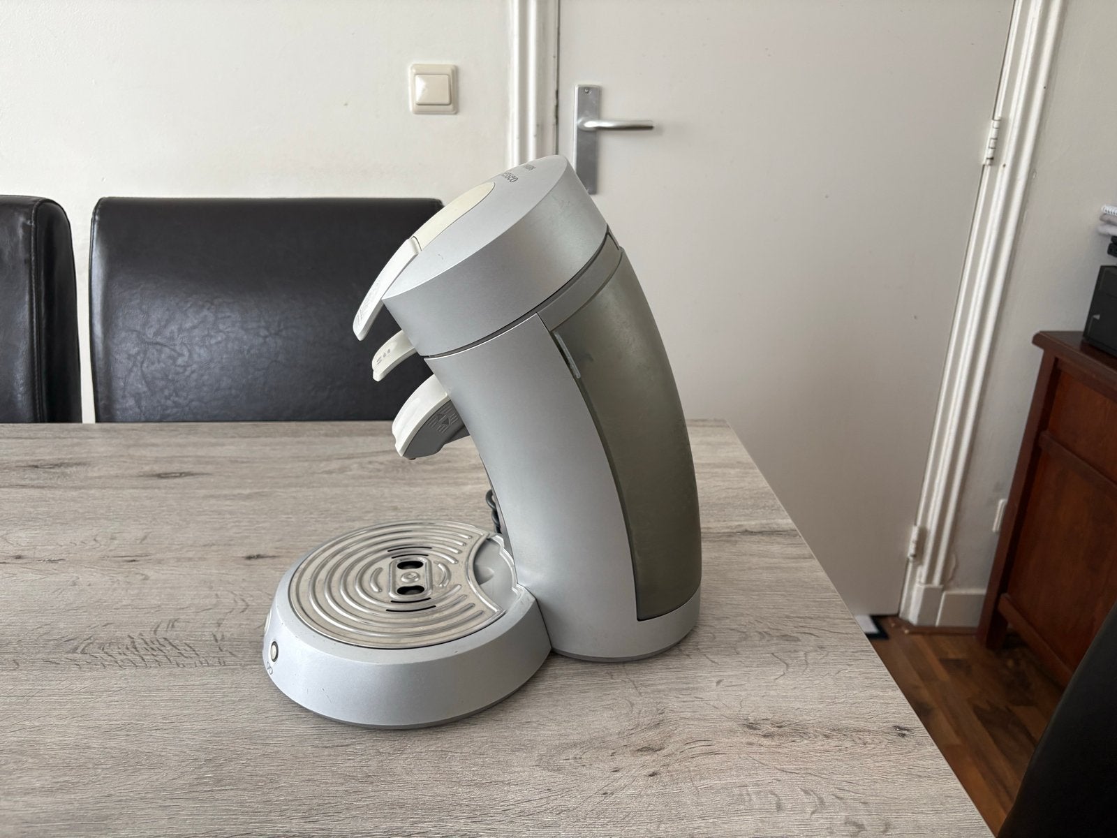 Philips Senseo Koffiezetapparaat - Grijs, Koffiepads en cups, Gebruikt, Koffiemachine, Ophalen of Verzenden