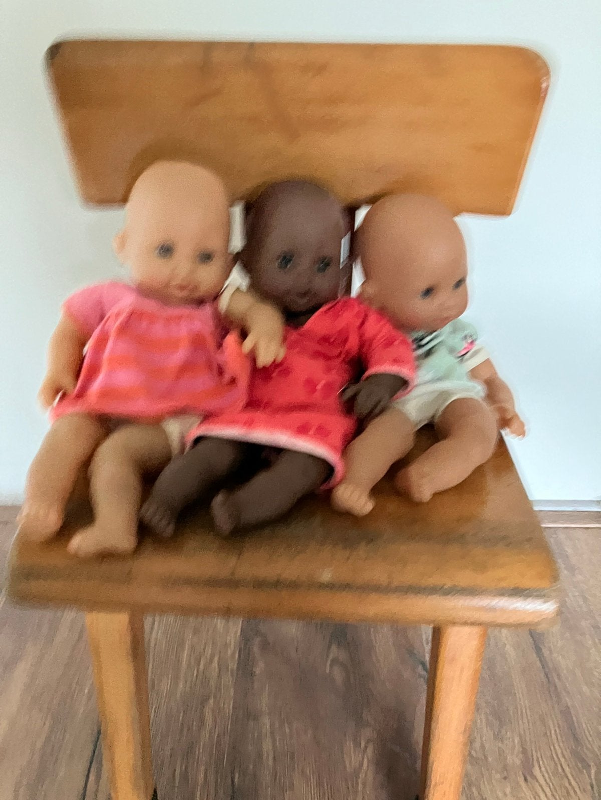Corolle 3 x zachte kleine pop met slaap oogjes, Ophalen of Verzenden, Gebruikt, Overige typen
