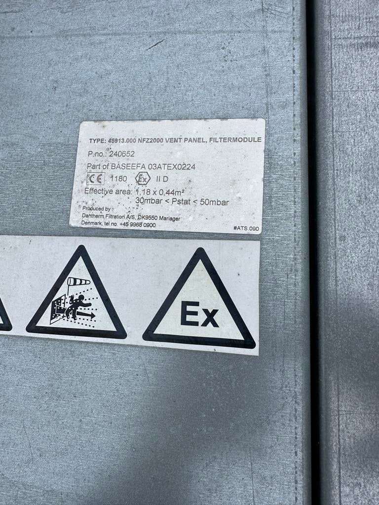 Dantherm Filterkast  stof afzuiging NFZ2000 Filtermodule, Ophalen, Afzuiger