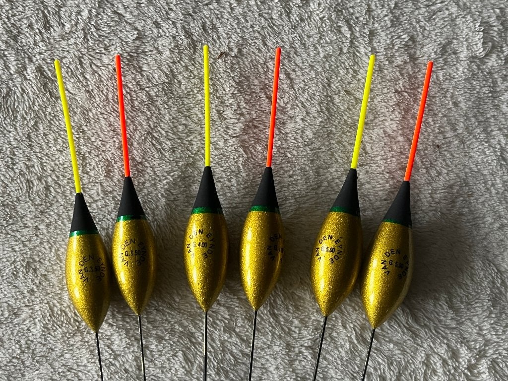 adv 221 / NIEUW serie 6 dobbers TUBERTINI, Ophalen of Verzenden, Nieuw, Dobber of Lood