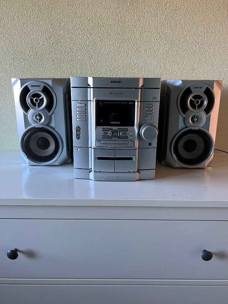 Sony stereo set, Ophalen, Gebruikt, Cassettedeck, Microset