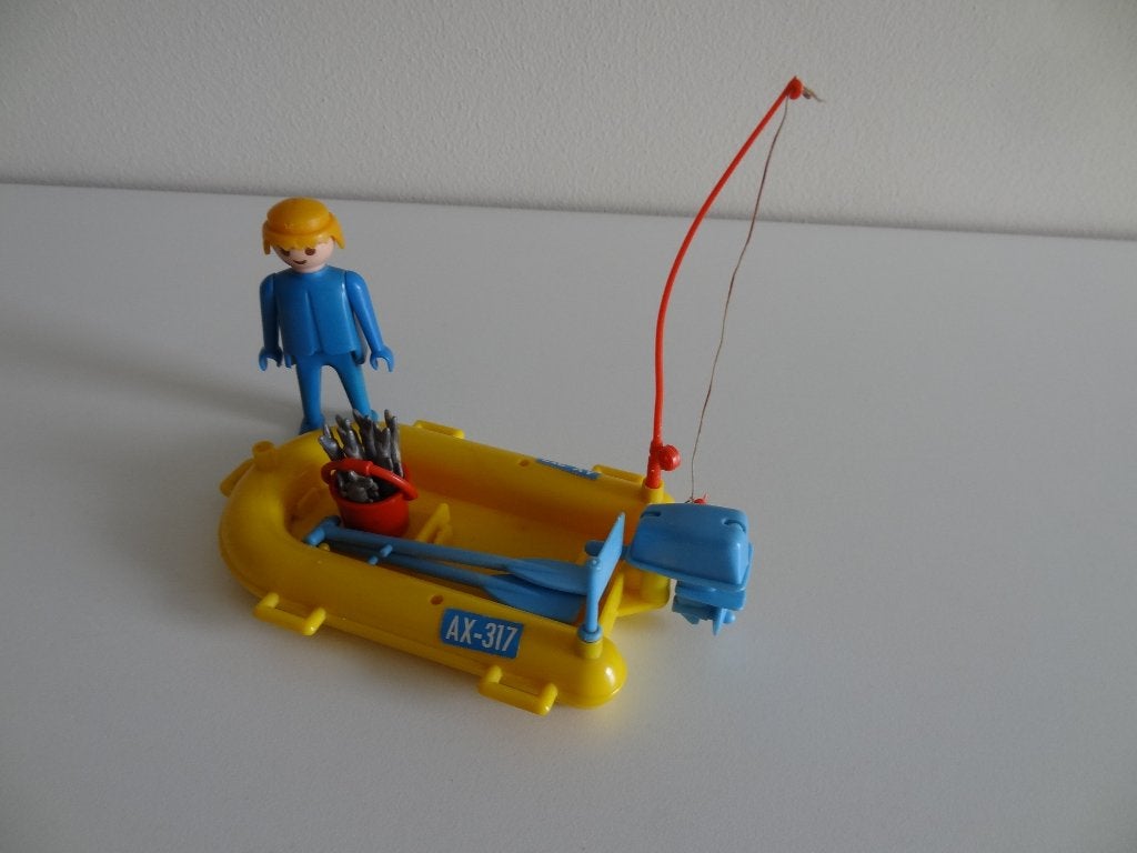 Playmobil visserman, Kinderen en Baby's, Ophalen, Gebruikt, Losse onderdelen