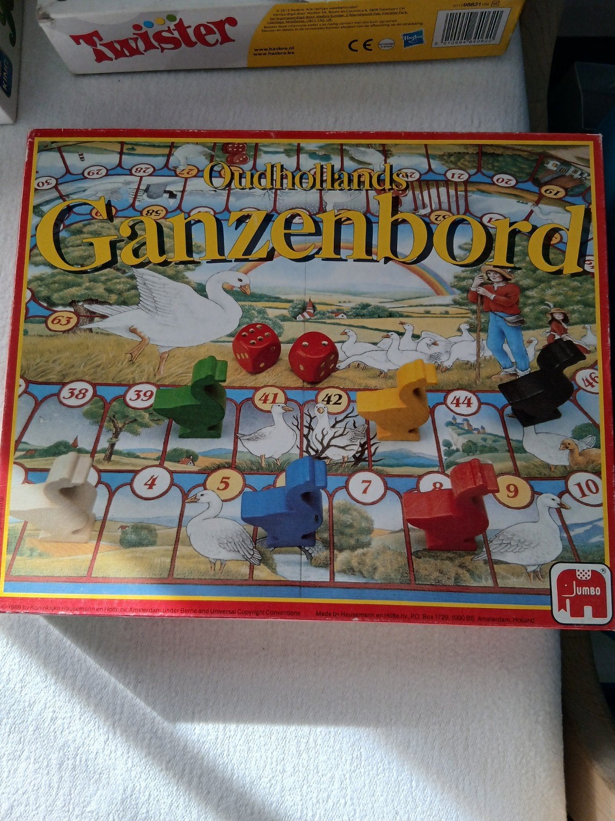 Oud Hollands Ganzenbord - Klassiek Bordspel van Jumbo, Drie of vier spelers, Ophalen of Verzenden, Gebruikt, Jumbo