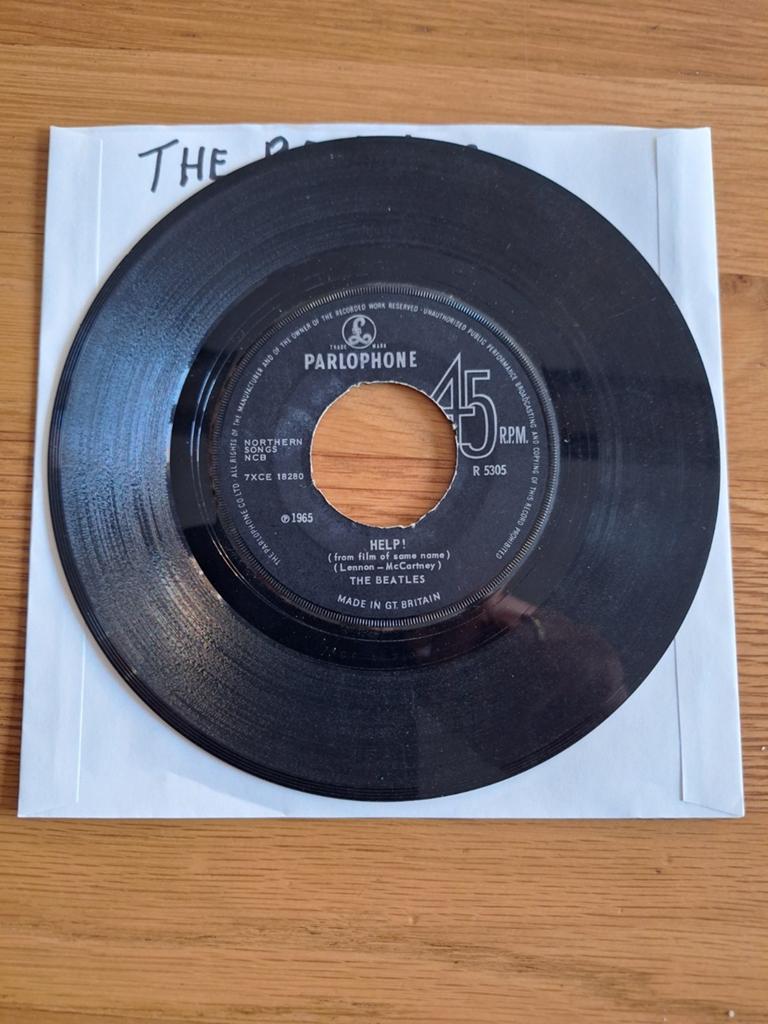 The Beatles - Help! (Vinyl Single, 1965, Parlophone), Ophalen of Verzenden, Gebruikt, Pop