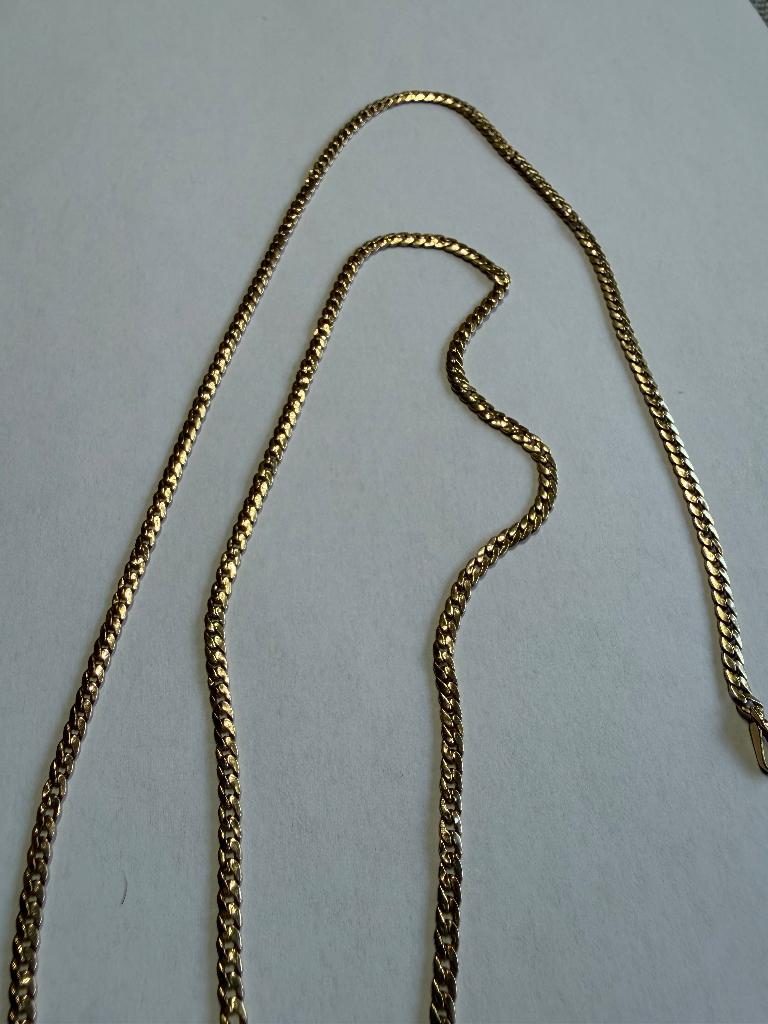 veiling: 14k gouden cuban link ketting, Sieraden, Tassen en Uiterlijk, Ophalen of Verzenden, Zo goed als nieuw, Goud, Goud