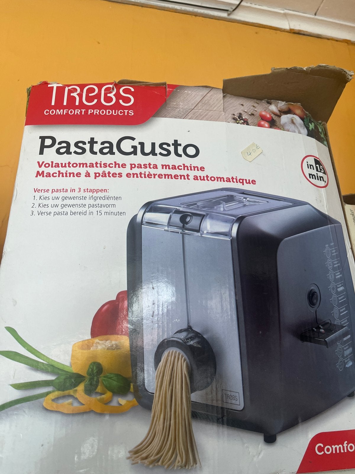 TREBS PastaGusto Volautomatische Pastamachine, Witgoed en Apparatuur, Onderdelen en Toebehoren, Ophalen of Verzenden, Zo goed als nieuw