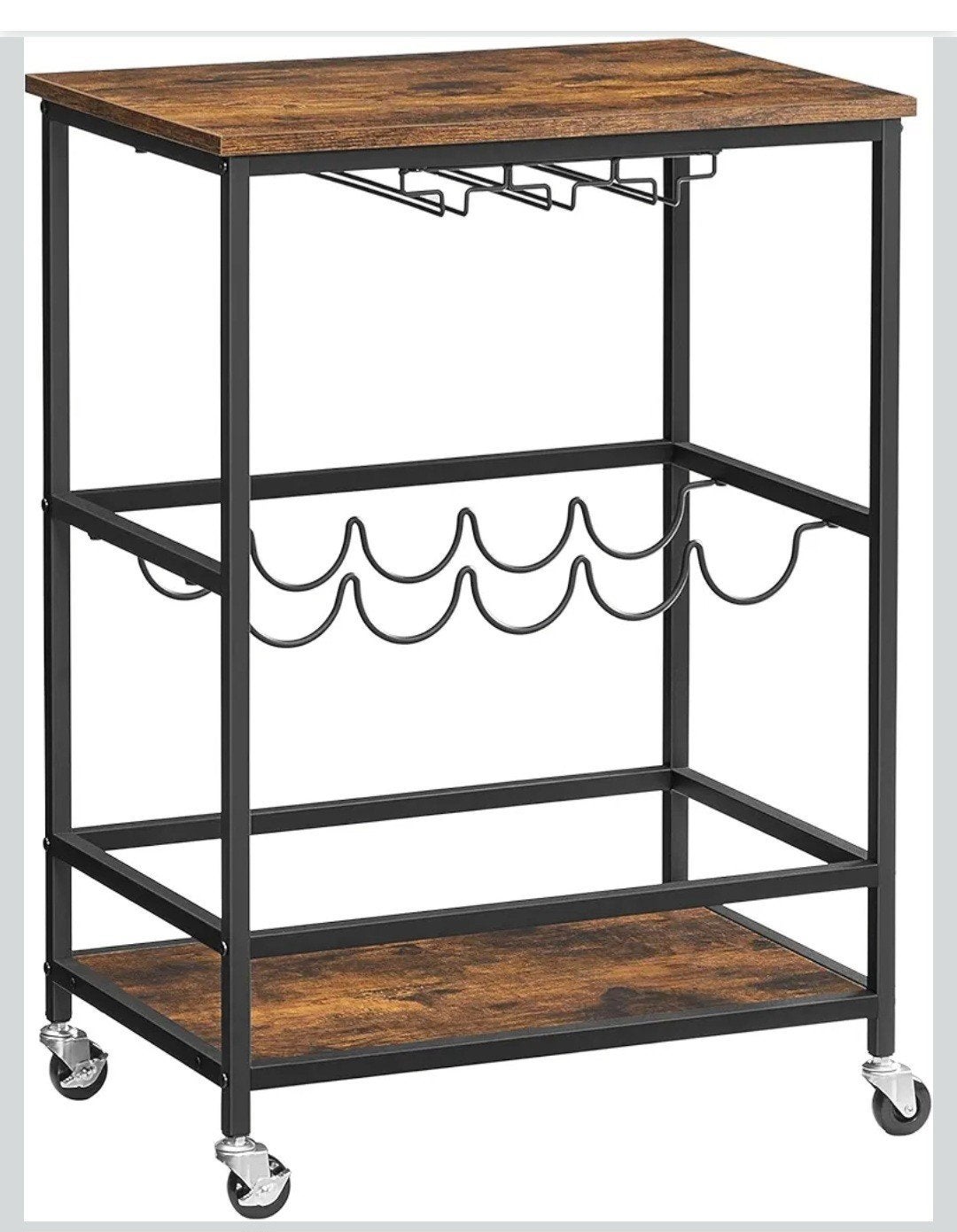 VASAGLE serveerwagen  60 x 40 x 75 cm, Ophalen, Nieuw