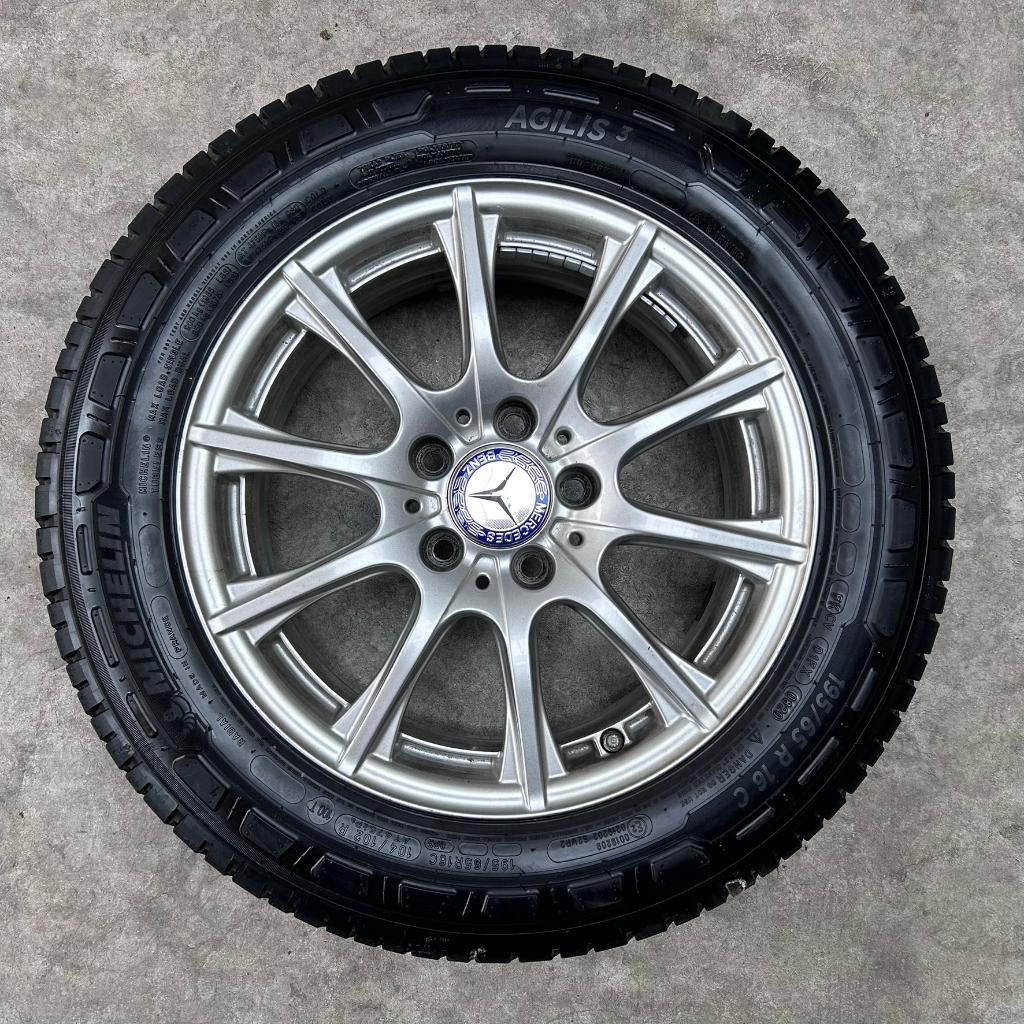 16  inch originele velgen + banden Mercedes Vito A2054012400, 16 inch, Banden en Velgen, Ophalen of Verzenden, Mercedes