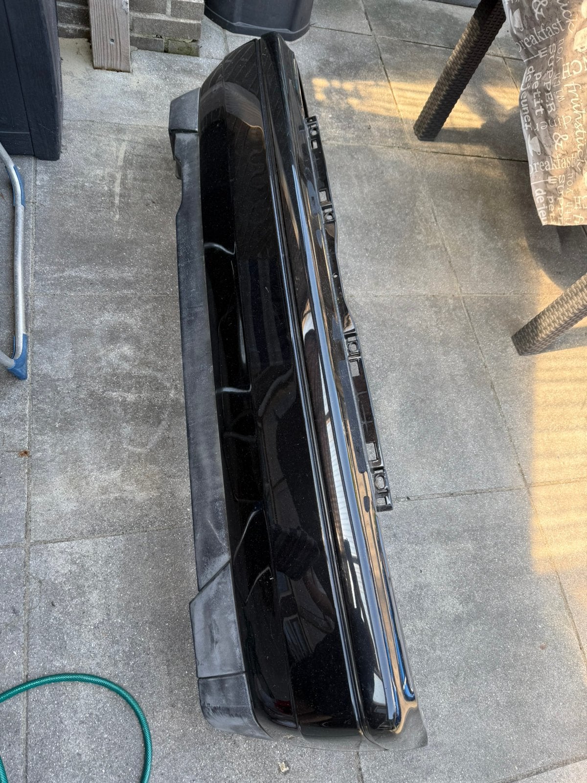 Vw golf 3 mk3 achterbumper zwart lc9z, Ophalen, Achter, Bumper
