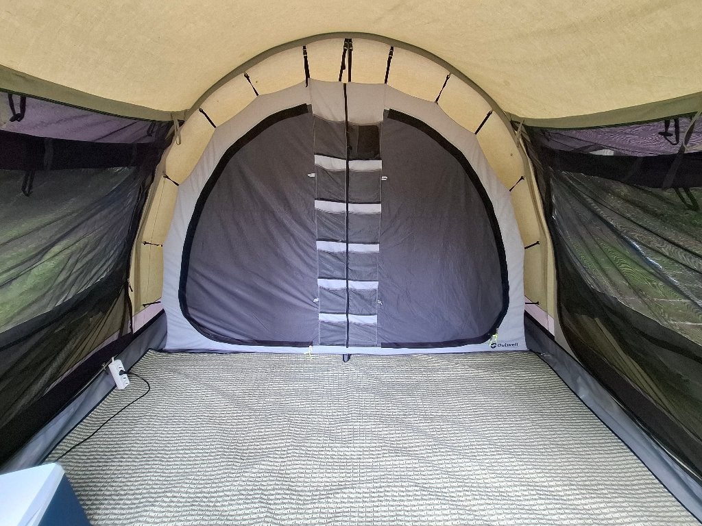 Prachtige Outwell Trout Lake 4 Polycotton familietent, Ophalen, Gebruikt, Tot en met 4