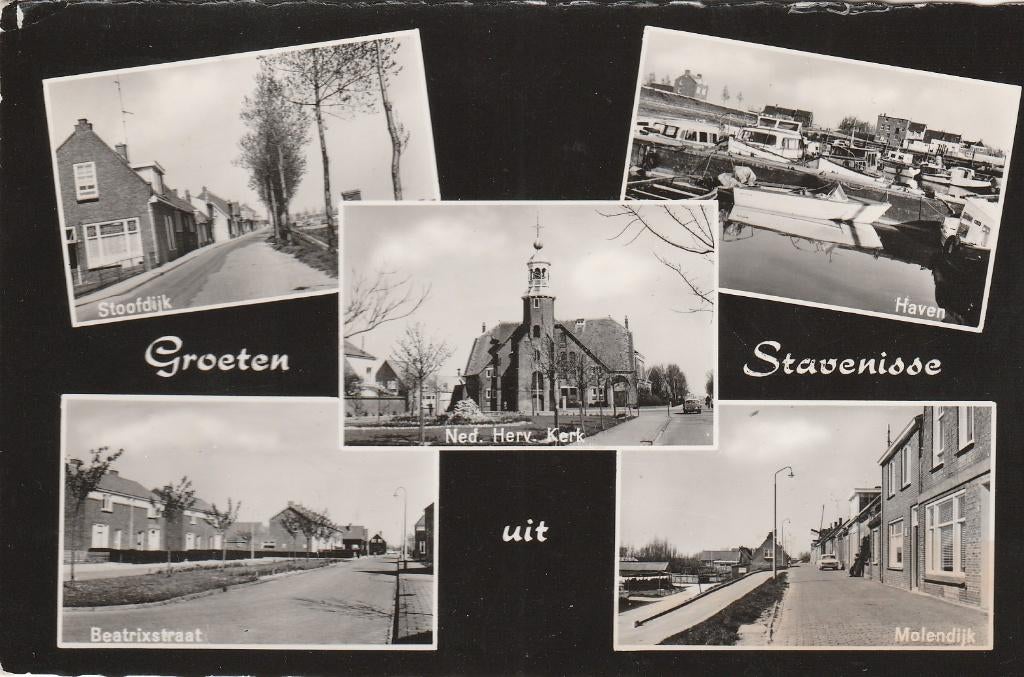 groeten uit stavenisse, Ophalen of Verzenden, 1940 tot 1960, Friesland
