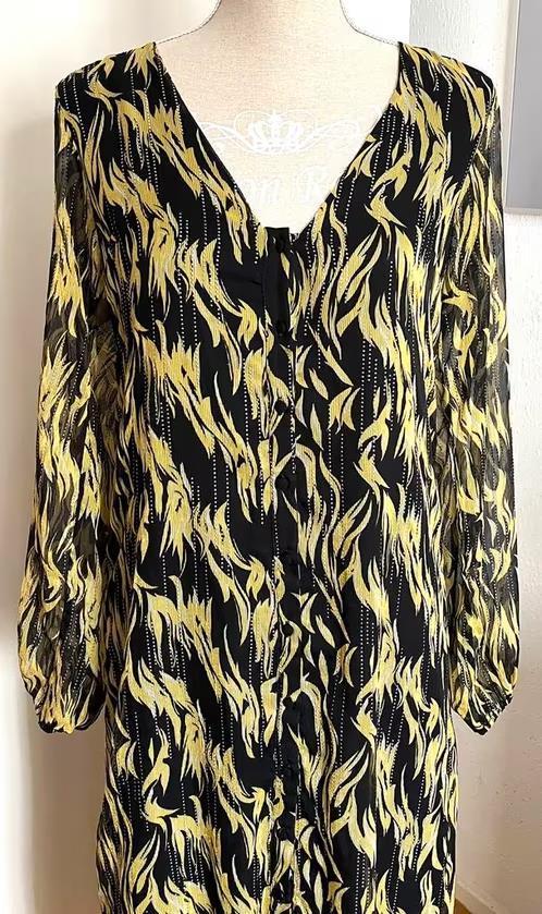 Kate Moss/Nikkie lange jurk maat 34, Overige kleuren, Ophalen of Verzenden, Zo goed als nieuw, Maat 34 (XS) of kleiner