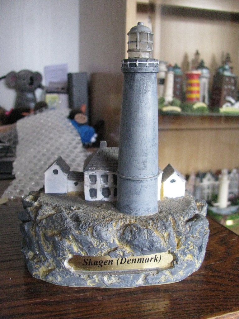 vuurtoren beeld Denemarken - Skagen lecturama, Ophalen of Verzenden, Zo goed als nieuw, Schaalmodel