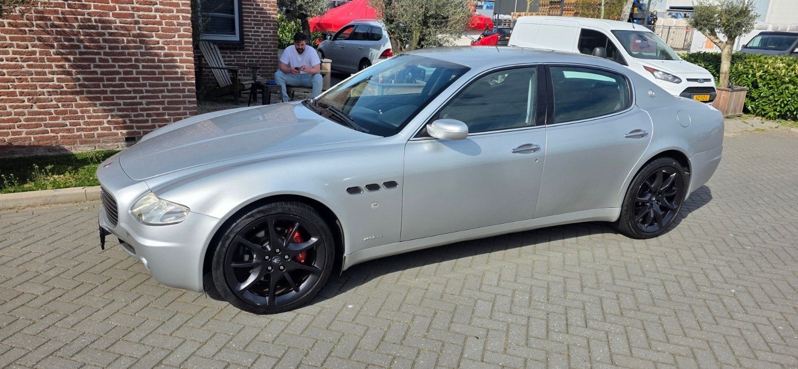 Maserati Quattroporte 4.2 V8 2004 Grijs, Automaat, 8 cilinders, Sedan, Quattroporte