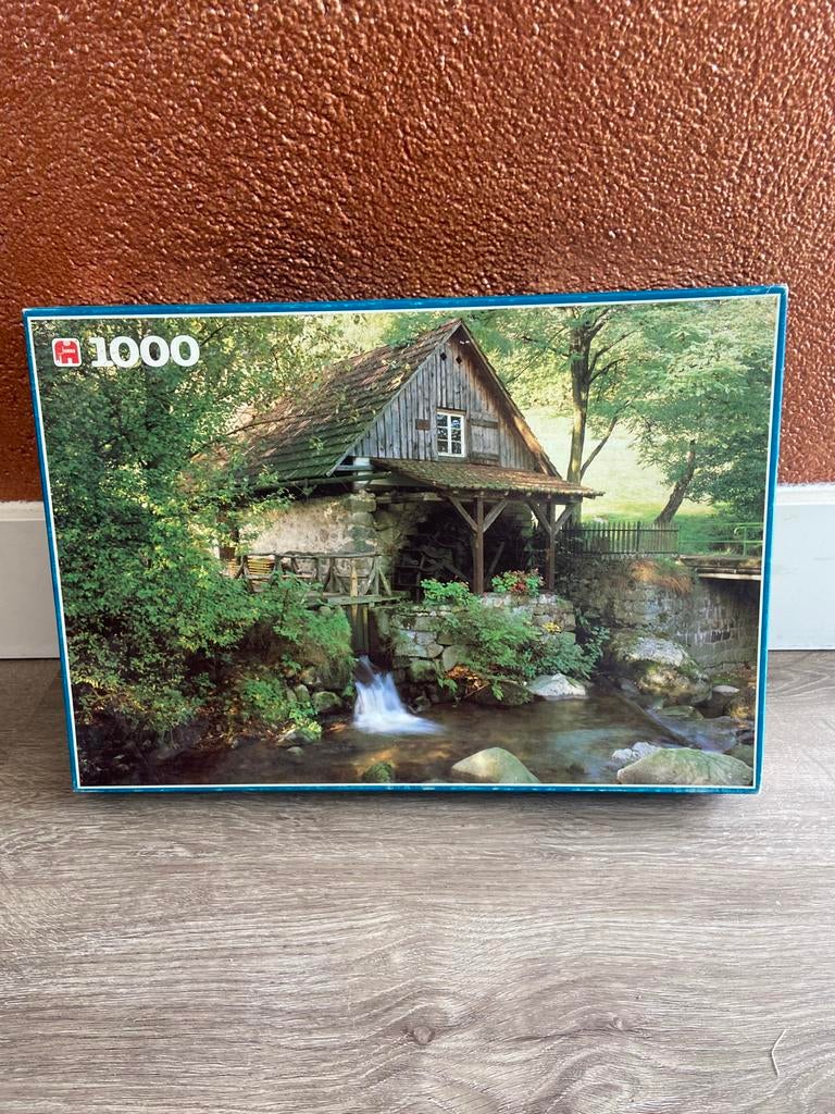 Puzzel Watermolen 1000 stukjes, Ophalen of Verzenden, 500 t/m 1500 stukjes, Gebruikt