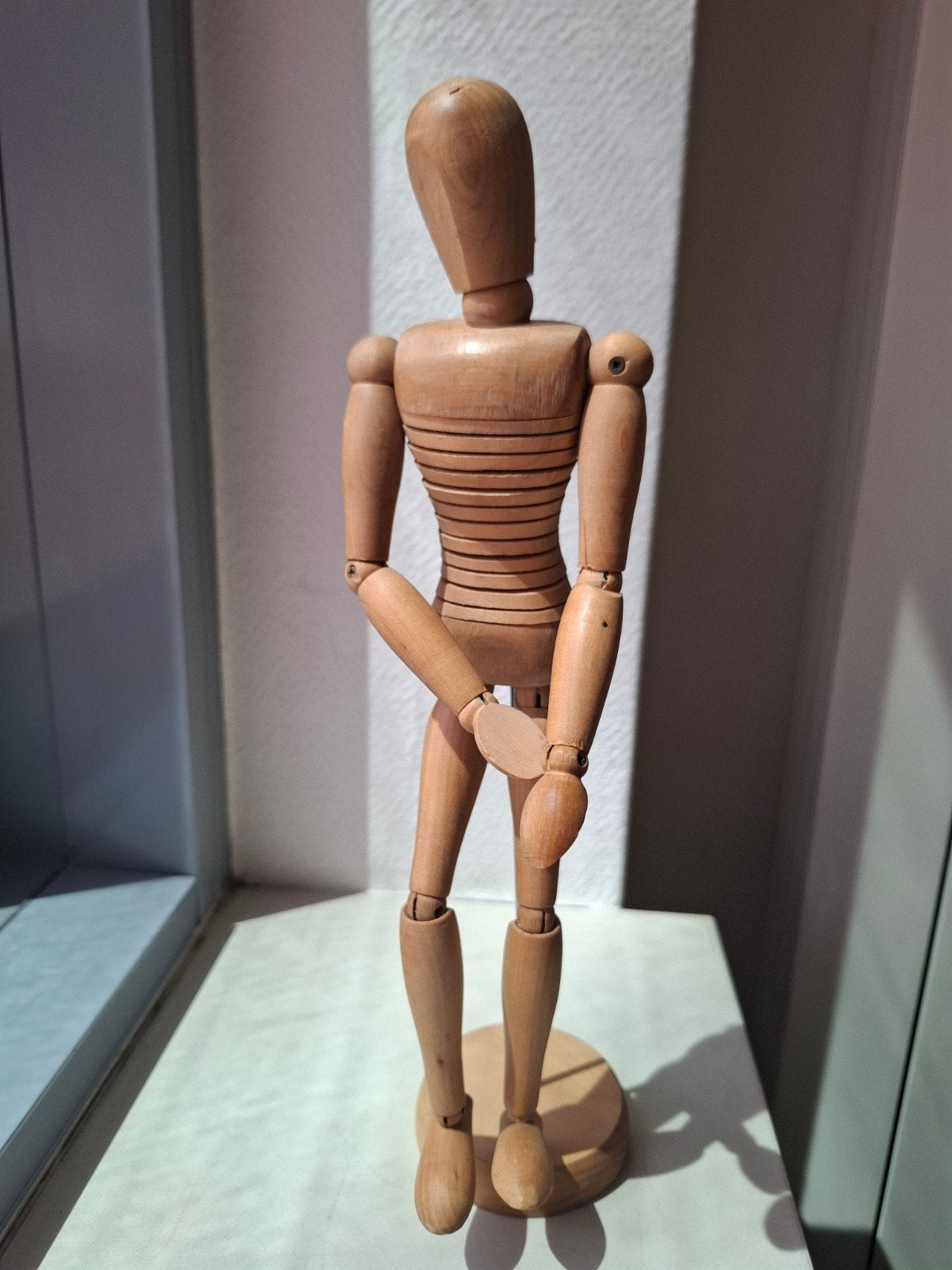 Flexibele houten modelpop (30 cm), Hobby en Vrije tijd, Tekenen, Ophalen of Verzenden, Gebruikt, Overige typen