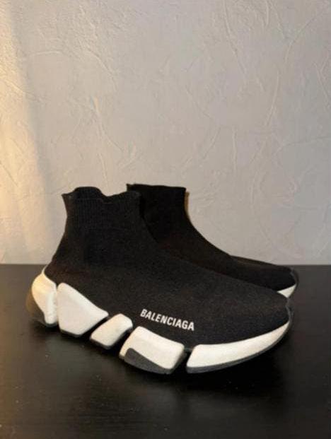 Balenciaga Speed 2.0 sneakers maat 36, Ophalen of Verzenden, Gedragen, Zwart, Sneakers of Gympen