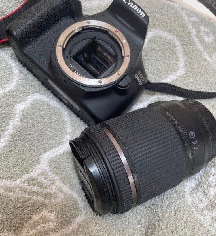 Canon EOS 1300D + Tamron 18-200mm Di II VC, Ophalen of Verzenden, Zo goed als nieuw, Canon, 8 keer of meer